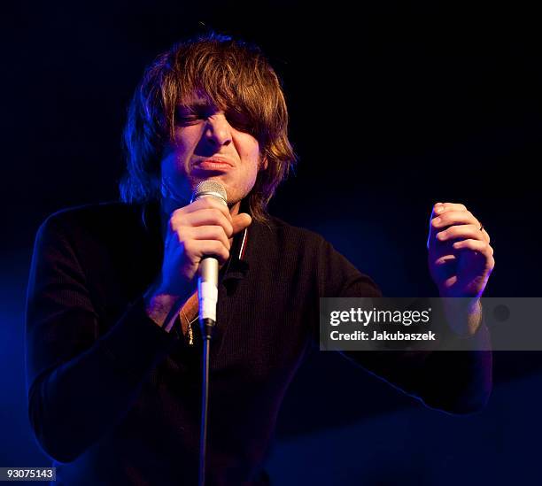 Scottish singer and songwriter, Paolo Nutini performs at the Astra Club on November 15, 2009 in Berlin, Germany.