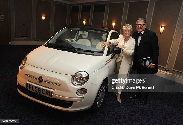 Gloria Hunniford and Stephen Way attend the Variety Club Showbiz Awards, at the Grosvenor House, on November 15, 2009 in London, England.