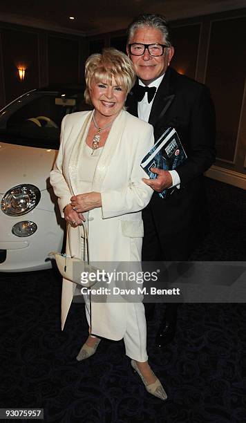 Gloria Hunniford and Stephen Way attend the Variety Club Showbiz Awards, at the Grosvenor House, on November 15, 2009 in London, England.