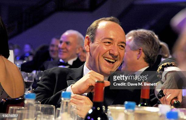 Kevin Spacey attends the Variety Club Showbiz Awards, at the Grosvenor House, on November 15, 2009 in London, England.
