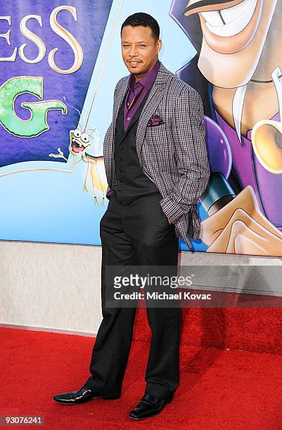 Actor Terrence Howard attends the Los Angeles Premiere of ''The Princess And The Frog'' at Walt Disney Studios on November 15, 2009 in Burbank,...