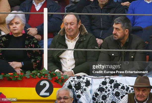 Luis Miguel Rodriguez attends the traditional Spring Bullfighting performance on March 10, 2018 in Illescas, Spain.