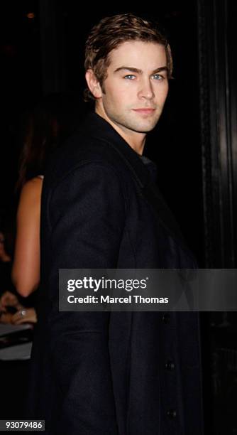 Chace Crawford is seen in Manhattan on November 16, 2009 in New York City.