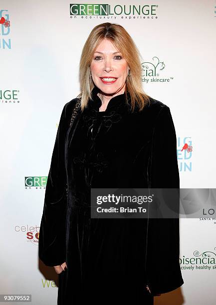 Debbie Levin, President of the Environmental Media Association, attends Eco-luxurious Green Lounge Event at Loews Santa Monica Hotel on November 15,...
