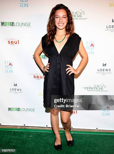Vanessa Lengies attends Eco-luxurious Green Lounge Event at Loews Santa Monica Hotel on November 15, 2009 in Santa Monica, California.