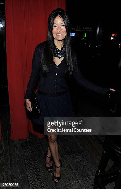Helen Lee Schifter attends the Cinema Society and A Diamond is Forever after party screening of "The Private Lives Of Pippa Lee" at Ace Hotel on...