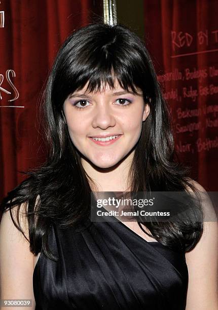 Actress Madeleine Martin attends the Cinema Society and A Diamond is Forever after party screening of "The Private Lives Of Pippa Lee" at Ace Hotel...