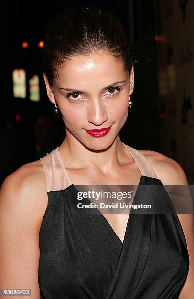 Actress Leonor Varela attends a benefit for the Whaleman Foundation at Beso on November 15, 2009 in Los Angeles, California.