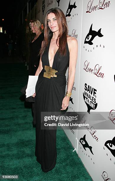 Actress Hilary Shepard attends a benefit for the Whaleman Foundation at Beso on November 15, 2009 in Los Angeles, California.