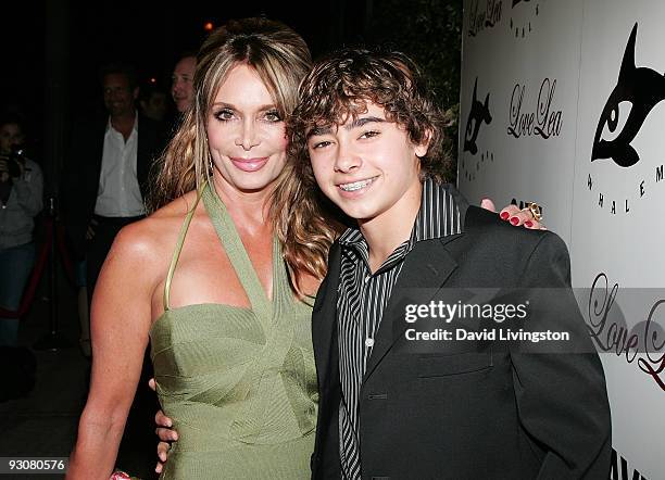 Actor Jansen Panettiere and mother Lesley Vogel attend a benefit for the Whaleman Foundation at Beso on November 15, 2009 in Los Angeles, California.