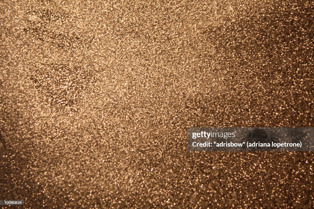 Bronze glitter texture