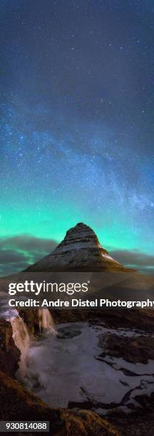 iceland landscape and nature - iceland - islandia stockfoto's en -beelden