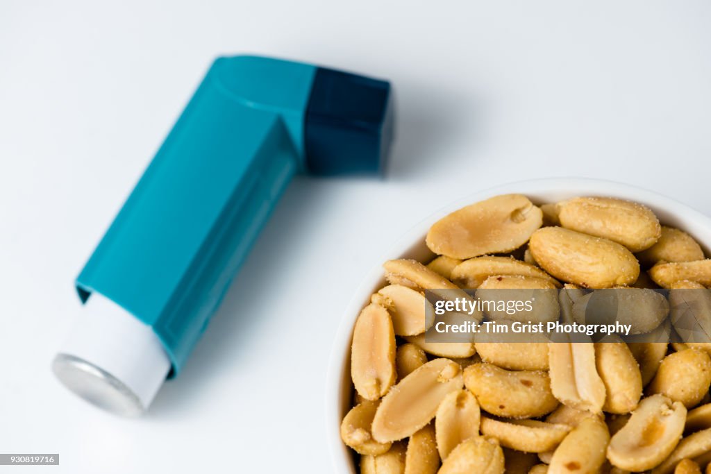 Salted Peanuts and Asthma Inhaler