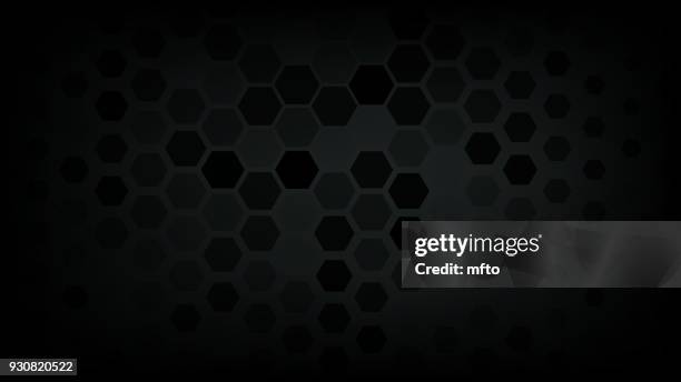 black abstract background - octagon stock illustrations