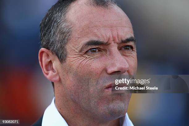 Paul Le Guen, coach of Cameroon during the Morocco v Cameroon FIFA2010 World Cup Group A qualifying match at the Complexe Sportif on November 14,...