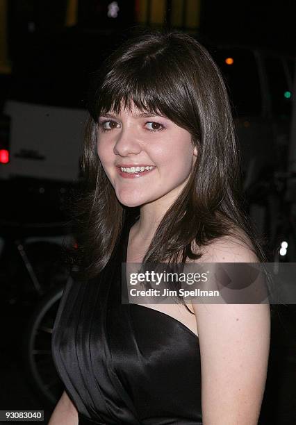 Actress Madeleine Martin attends The Cinema Society & A Diamond Is Forever screening of "The Private Lives Of Pippa Lee" at AMC Loews 19th Street on...