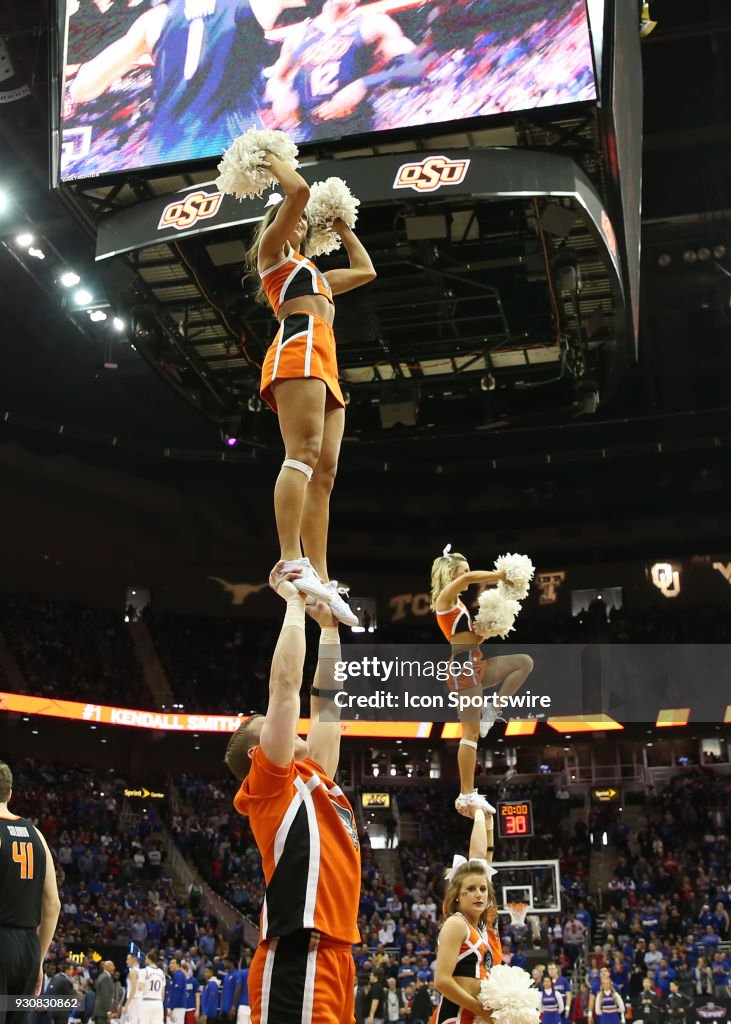 COLLEGE BASKETBALL: MAR 08 Big 12 Championship - Oklahoma State at Kansas