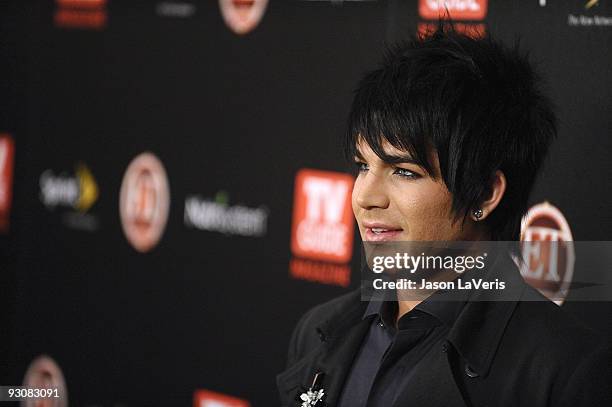 Singer Adam Lambert attends TV Guide Magazine's Hot List Party at SLS Hotel on November 10, 2009 in Beverly Hills, California.