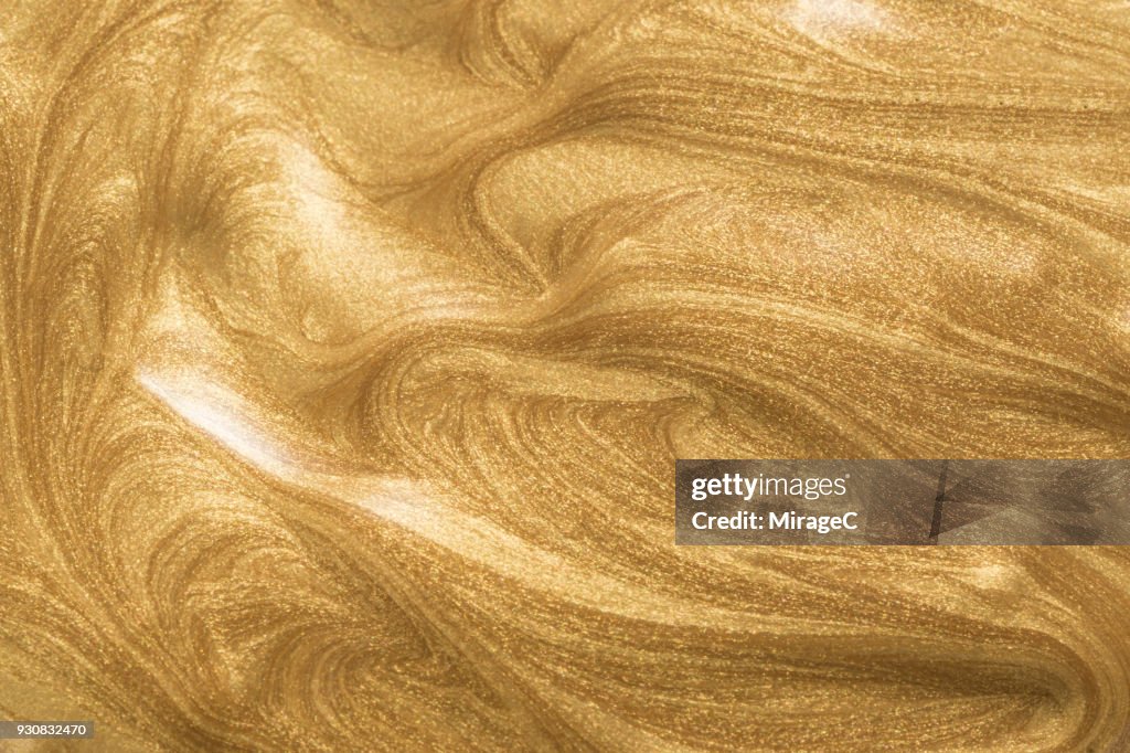 Glittering Gold Paint