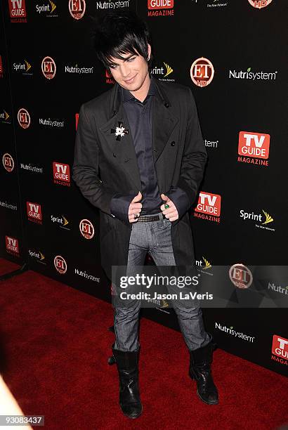 Singer Adam Lambert attends TV Guide Magazine's Hot List Party at SLS Hotel on November 10, 2009 in Beverly Hills, California.