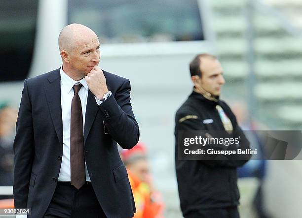 Rolando Maran the head coach of Vicenza Calcio in action during the Serie B match between AC Ancona and Vicenza Calcio at Del Conero Stadium on...