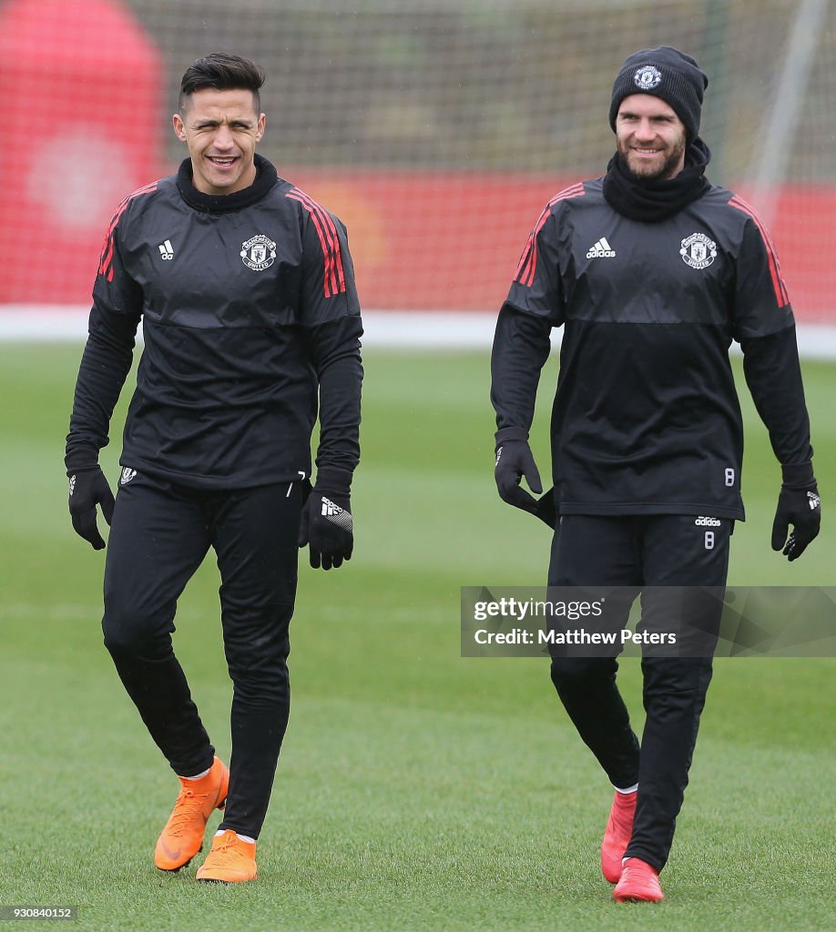 Manchester United Training and Press Conference