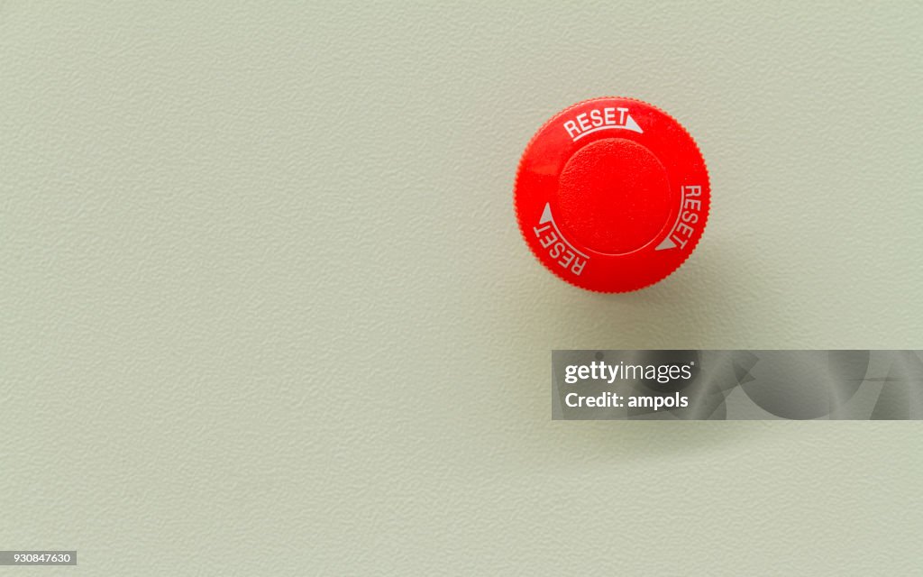Red Emergency Stop And Reset Button High-Res Stock Photo - Getty Images