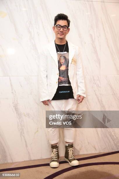 Actor Richie Jen attends Federation of Hong Kong Filmmakers Spring Banquet on March 12, 2018 in Hong Kong, Hong Kong.