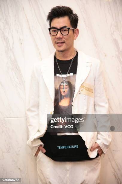 Actor Richie Jen attends Federation of Hong Kong Filmmakers Spring Banquet on March 12, 2018 in Hong Kong, Hong Kong.