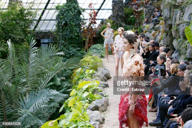 Atmosphere during the Olga Noronha show as part of the Lisboa Fashion Week ‘Moda Lisboa’ 2018 on March 11, 2018 in Lisbon, Portugal.