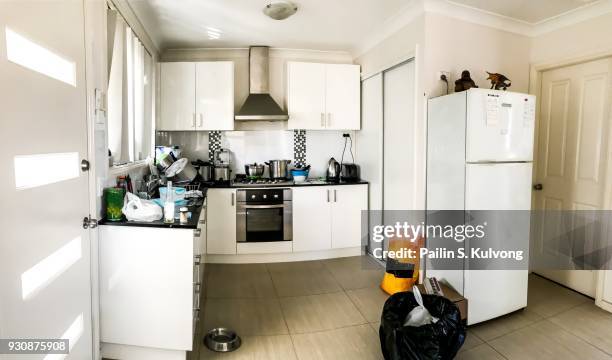 untidy house - dirty oven stock pictures, royalty-free photos & images