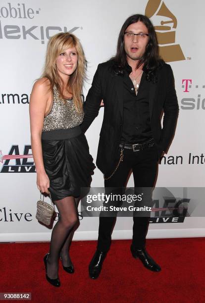 Musicians Jessie Baylin and Nathan Followill attends the 2009 GRAMMY Salute To Industry Icons honoring Clive Davis at the Beverly Hilton Hotel on...