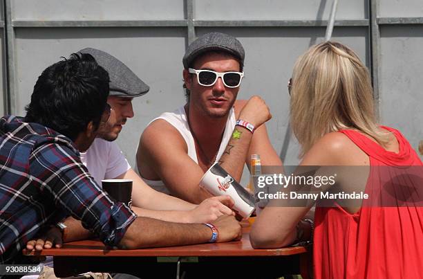 Jack Tweed attends Day 1 of the V Festival at Hylands Park on August 22, 2009 in Chelmsford, England.