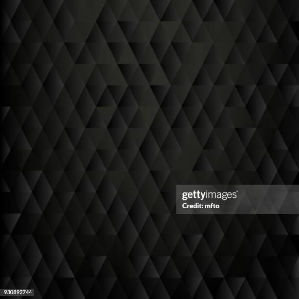 black abstract background - gray triangle background stock illustrations