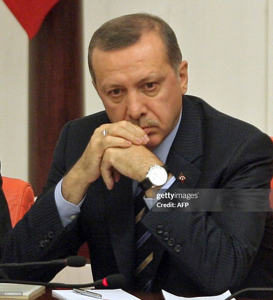 Turkey's Prime Minister Recep Tayyip Erd
