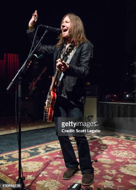 Charlie Starr of Blackberry Smoke performs at The Fillmore on March 10, 2018 in Detroit, Michigan.