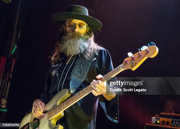 Richard Turner of Blackberry Smoke performs at The Fillmore on March 10, 2018 in Detroit, Michigan.