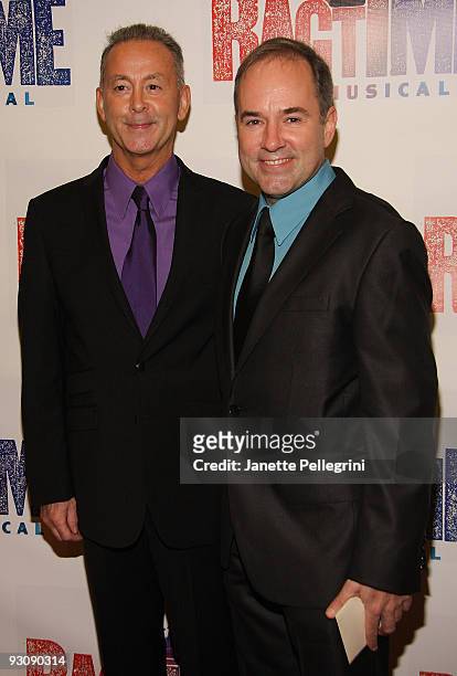 Trevor Hardwick and Music Stephen Flaherty attends the Broadway opening of "Rag Time" at the Neil Simon Theatre on November 15, 2009 in New York City.