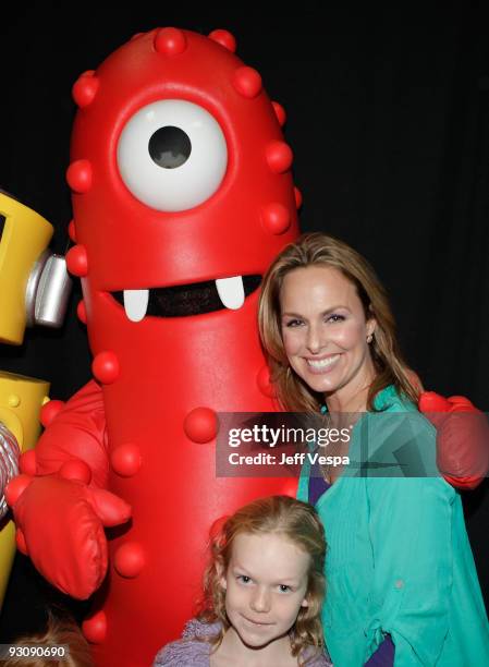 Actress Melora Hardin attends the first ever Yo Gabba Gabba! : "There's A Party In My City" live performace at The Shrine Auditorium on November 14,...