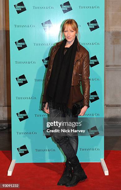 Jade Parfitt attends the VIP opening of Skate hosted by Tiffany and Co held at Somerset House on November 16, 2009 in London, England.