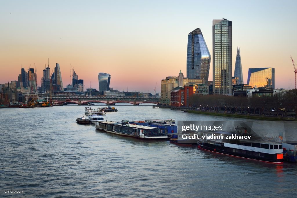 London cityscape 2018