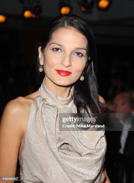 Yasmin Mills attends the Anglomania show by Vivienne Westwood at Selfridges on November 16, 2009 in London, England.