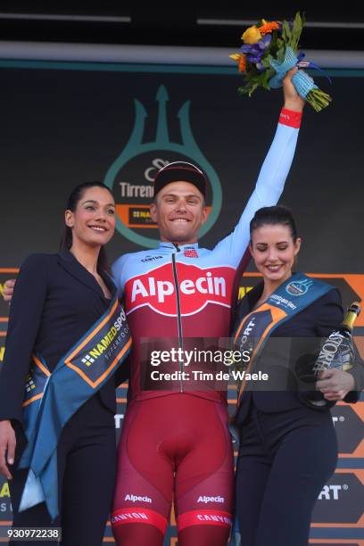 Podium / Marcel Kittel of Germany Celebration / during the 53rd Tirreno-Adriatico 2018, Stage 6 a 153km stage from Numana to Fano on March 12, 2018...