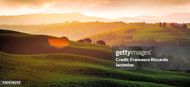 tuscany, fine art landscape - glenn fine stock pictures, royalty-free photos & images