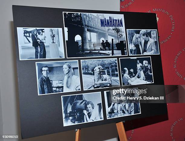 General view at a screening of "Manhattan" hosted by The Academy of Motion Picture Arts and Sciences at the Academy Theater at Lighthouse...