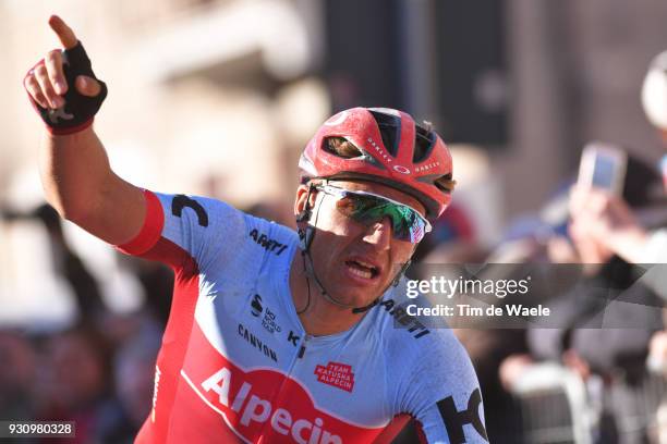 Arrival / Marcel Kittel of Germany Celebration / during the 53rd Tirreno-Adriatico 2018, Stage 6 a 153km stage from Numana to Fano on March 12, 2018...