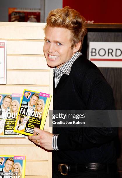 Spencer Pratt promotes "How to be Famous" at Borders Books & Music, Columbus Circle on November 16, 2009 in New York City.