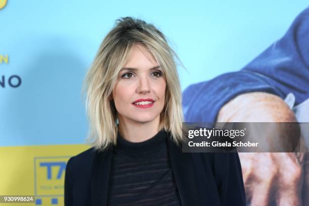 Laurence Arne attends the 'Die Sch'tis in Paris' photo call at Hotel Bayerischer Hof on March 12, 2018 in Munich, Germany.