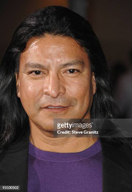 Gil Birmingham arrives at the Los Angeles premiere of "Twilight" at the Mann Village and Bruin Theaters on November 17, 2008 in Westwood, California.