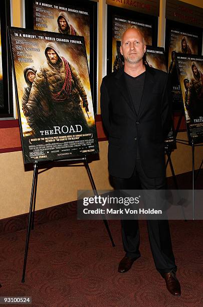 Director John Hillcoat attends the New York premiere of Dimension Films' "The Road" at Clearview Chelsea Cinemas on November 16, 2009 in New York...